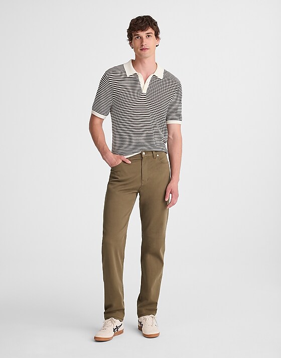 madewell The Allday 1991 Straight-Leg Pant raw umber