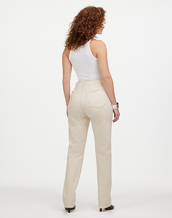 Madewell The Curvy '90s Straight Jean Vintage Canvas