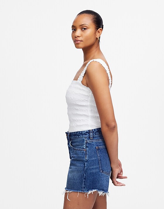 Madewell The Curvy Brynn Long Short In Polacheck Wash Polacheck Wash