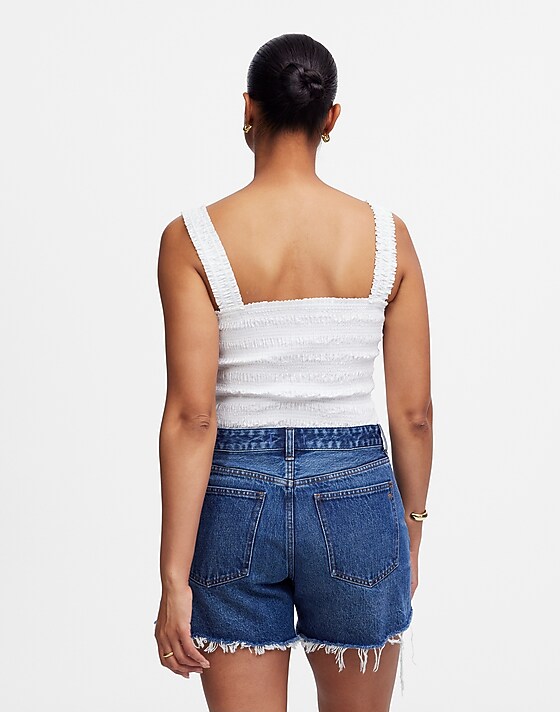 Madewell The Curvy Brynn Long Short In Polacheck Wash Polacheck Wash