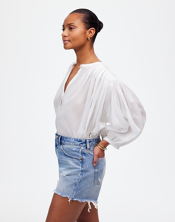 Madewell The Curvy Brynn Short In Hallstead Wash Hallstead Wash