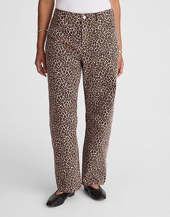 Madewell The Curvy Darted Barrel-Leg Jean Dark Mocha