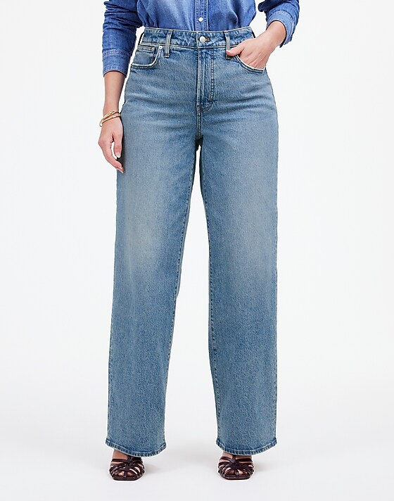 Madewell The Curvy Perfect Vintage Wide-Leg Jean Enmore Wash