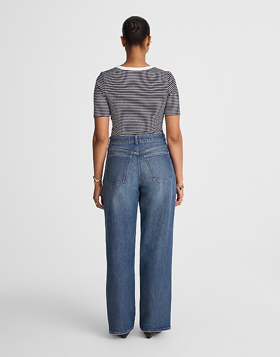 Madewell The Curvy Perfect Vintage Wide-Leg Jean Harvey Wash