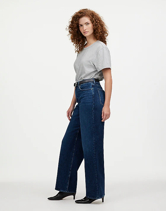 Madewell The Curvy Perfect Vintage Wide-Leg Jean Nighthawk Wash