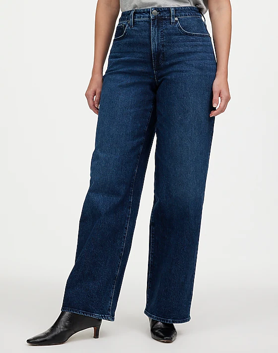 Madewell The Curvy Perfect Vintage Wide-Leg Jean Nighthawk Wash