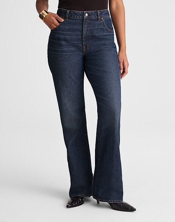Madewell The Curvy Relaxed Bootcut Jean Pleasantville Wash