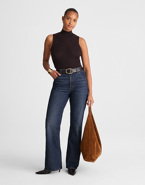 madewell The Curvy Relaxed Bootcut Jean pleasantville wash