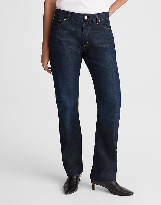 Madewell The Dean Easy Straight Jean In SoftDrape Foundry Wash