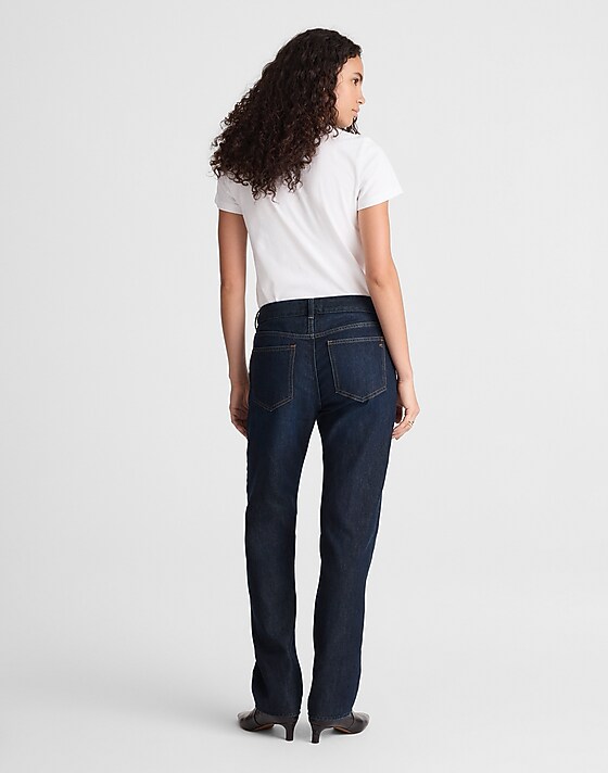 Madewell The Dean Easy Straight Jean In SoftDrape Foundry Wash