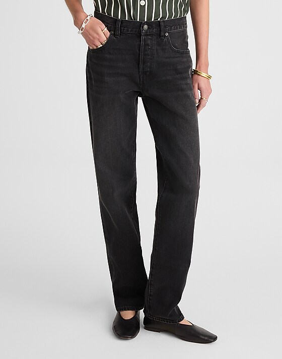 Madewell The Dean Easy Straight Jean Kingswood Wash