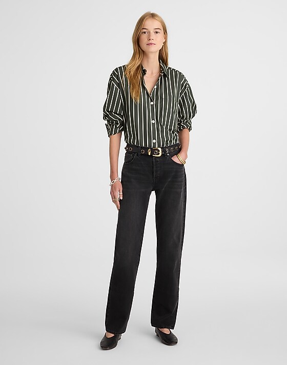 madewell The Dean Easy Straight Jean kingswood wash