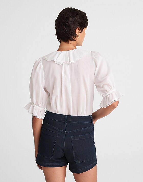 Madewell The Denim Emmett Short: Patch Pocket Edition Rinse Wash