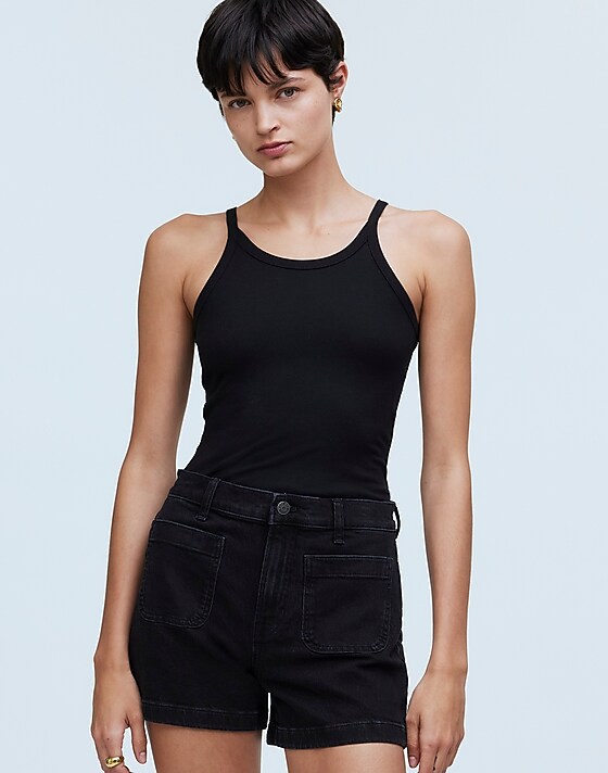 madewell The Denim Emmett Short: Patch Pocket Edition sendhurst wash