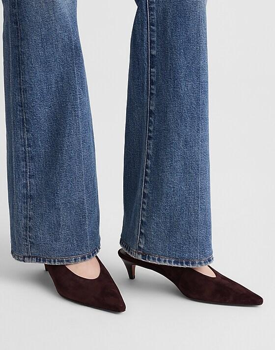 Madewell The Emilie Slingback Pump Chocolate Raisin