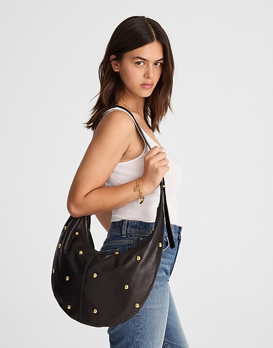 Madewell The Essential Curve Shoulder Bag Dried Acorn