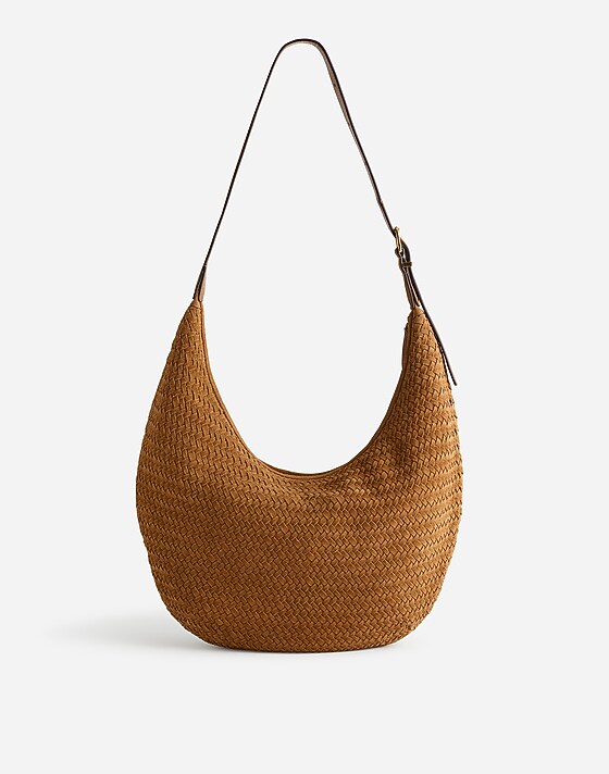 madewell The Essential Curve Shoulder Bag dried acorn