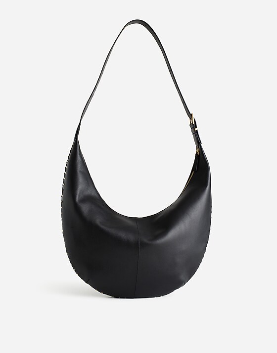 Madewell The Essential Curve Shoulder Bag True Black