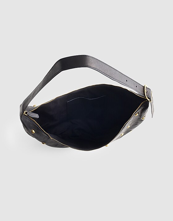 Madewell The Essential Curve Shoulder Bag True Black Multi