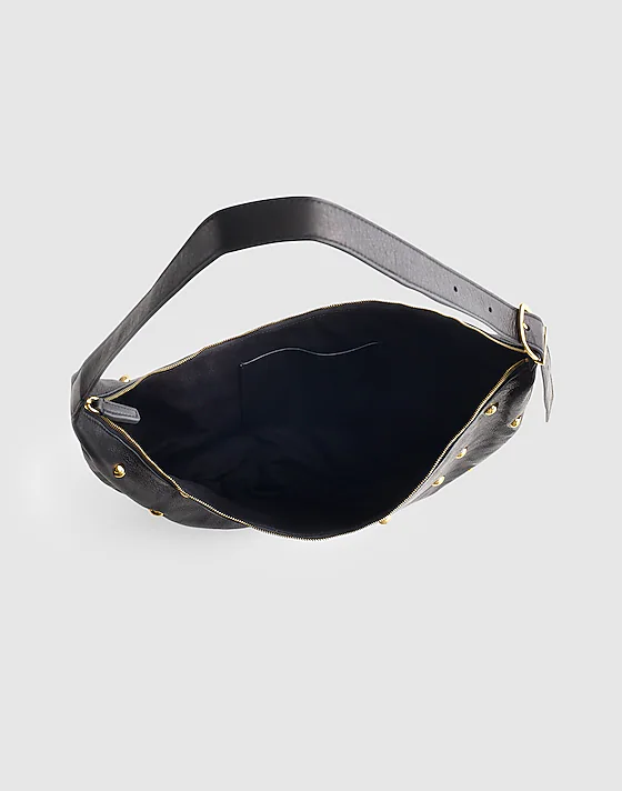 Madewell The Essential Curve Shoulder Bag True Black Multi