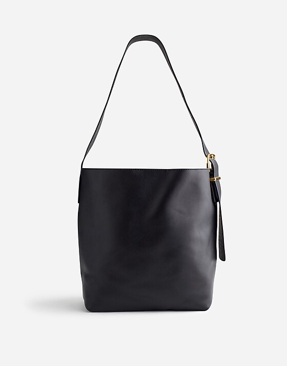 madewell The Essential Medium Bucket Tote true black