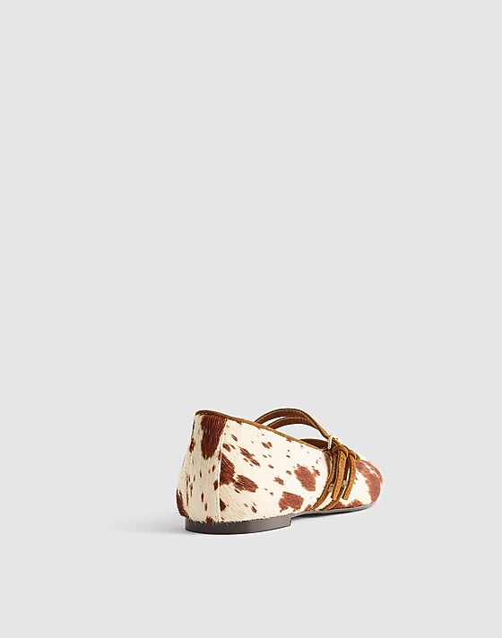 Madewell The Greta Double-Strap Ballet Flat Russet Multi