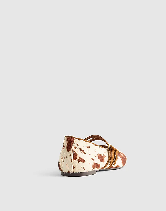 Madewell The Greta Double-Strap Ballet Flat Russet Multi