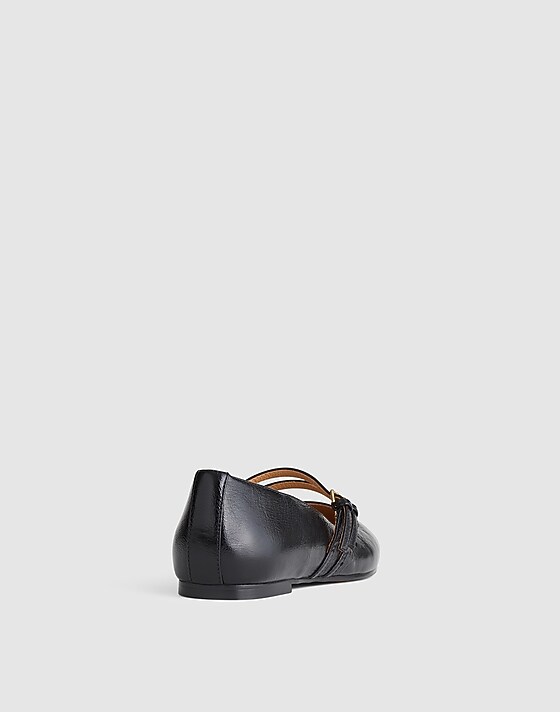 Madewell The Greta Double-Strap Ballet Flat True Black