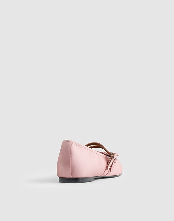 Madewell The Greta Double-Strap Ballet Flat Wisteria Dove