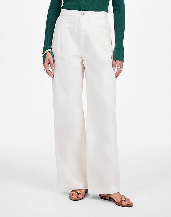 Madewell The Harlow Wide-Leg Jean: Airy Denim Edition Vintage Canvas