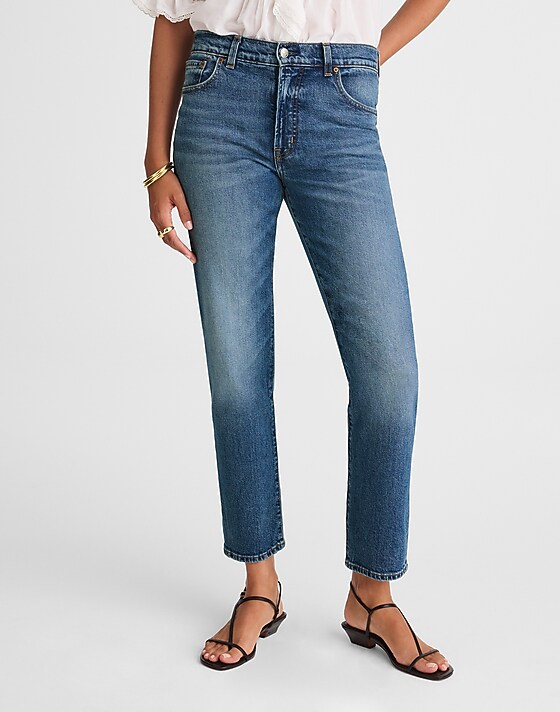Madewell The Jules Slim Boyfriend Jean Middledale Wash