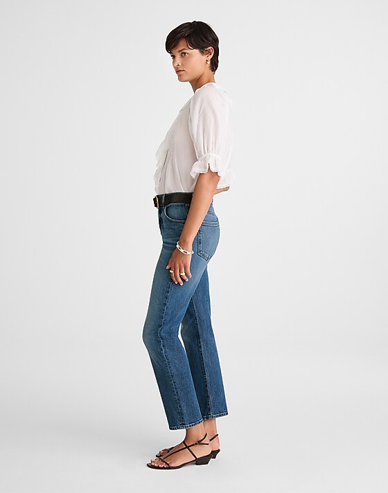 Madewell The Jules Slim Boyfriend Jean Middledale Wash