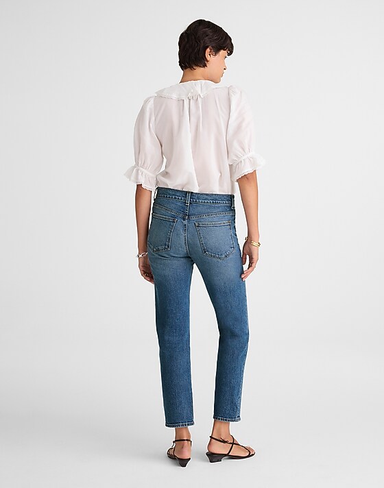 Madewell The Jules Slim Boyfriend Jean Middledale Wash