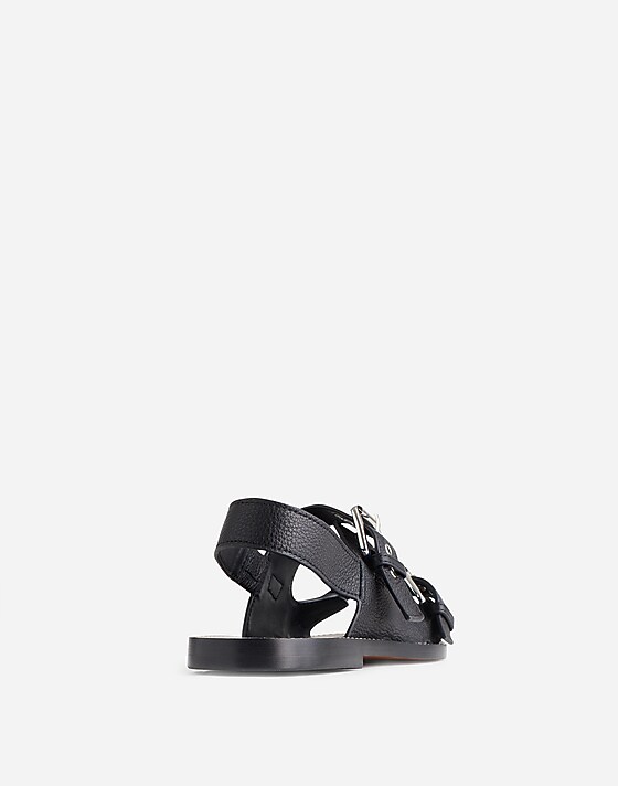 Madewell The Maude Double Strap Slingback Sandal True Black