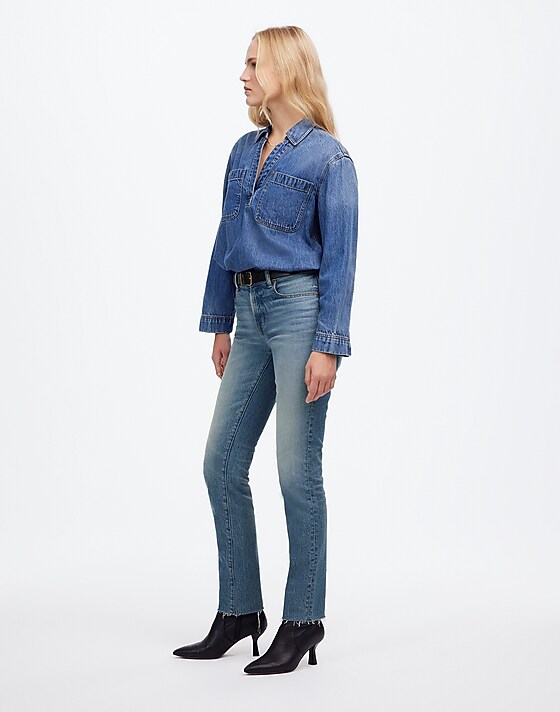Madewell The Mid-Rise Perfect Vintage Jean In McColl Wash Mccoll Wash
