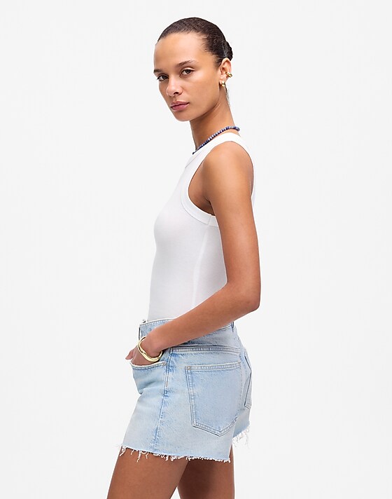 Madewell The Perfect Vintage Jean Short Foster Wash