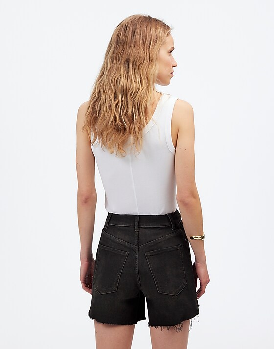 Madewell The Perfect Vintage Mid-Length Jean Short Catalani Wash