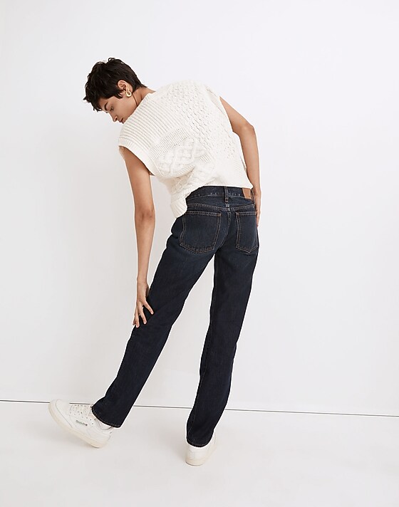 Madewell The Perfect Vintage Straight Jean In Lilycrest Wash Lilycrest Wash