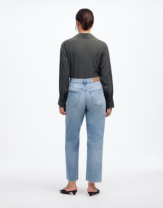 Madewell The Perfect Vintage Wide-Leg Crop Jean Hallstead Wash