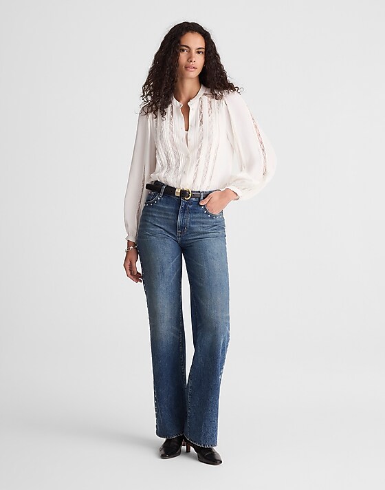 Madewell The Perfect Vintage Wide-Leg Jean Concho Wash