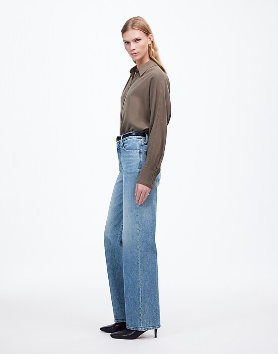 Madewell The Perfect Vintage Wide-Leg Jean Enmore Wash