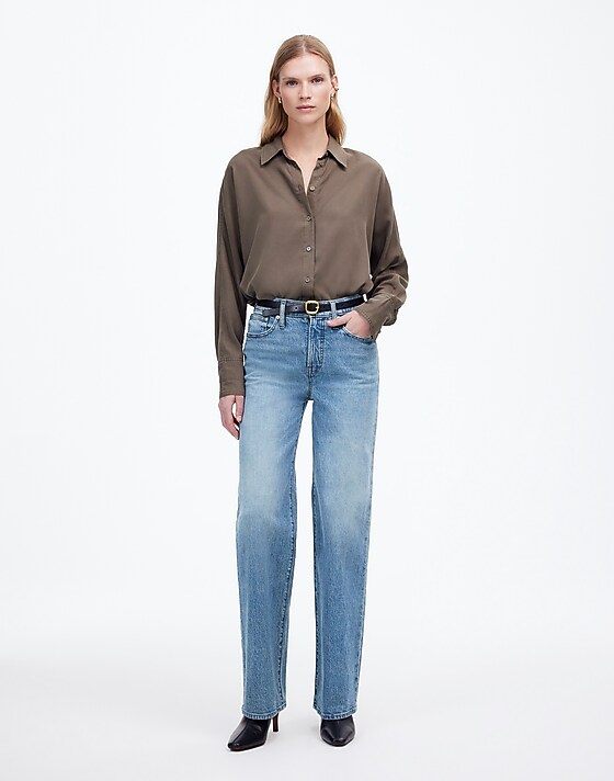 madewell The Perfect Vintage Wide-Leg Jean enmore wash