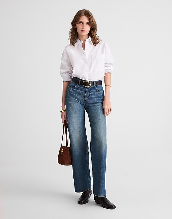 madewell The Perfect Vintage Wide-Leg Jean harvey wash