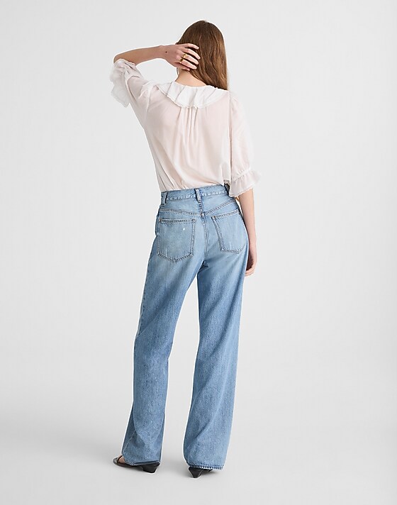 Madewell The Perfect Vintage Wide-Leg Jean In Airy Denim Northridge Wash