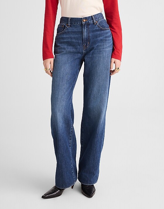 Madewell The Perfect Vintage Wide-Leg Jean In SoftDrape Moffat Wash