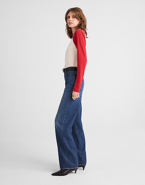 Madewell The Perfect Vintage Wide-Leg Jean In SoftDrape Moffat Wash