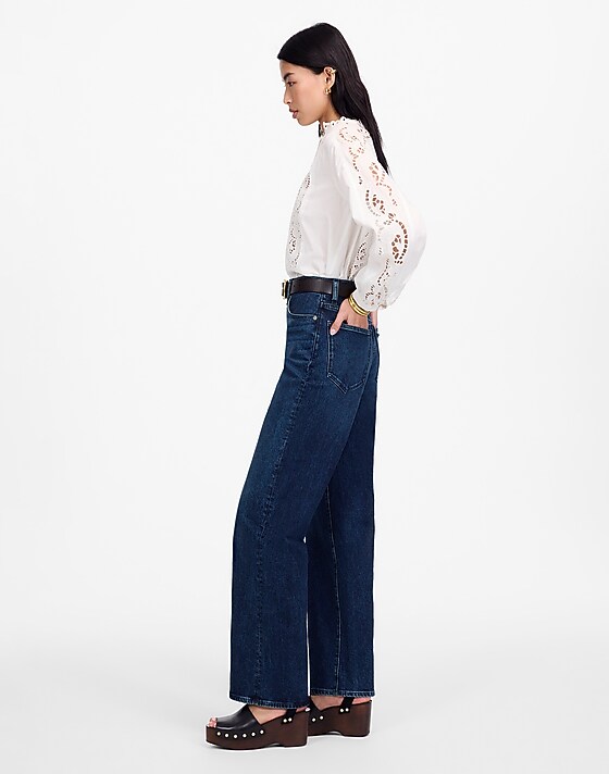 Madewell The Perfect Vintage Wide-Leg Jean Nighthawk Wash