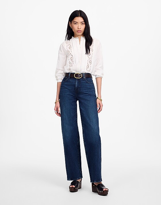 madewell The Perfect Vintage Wide-Leg Jean nighthawk wash