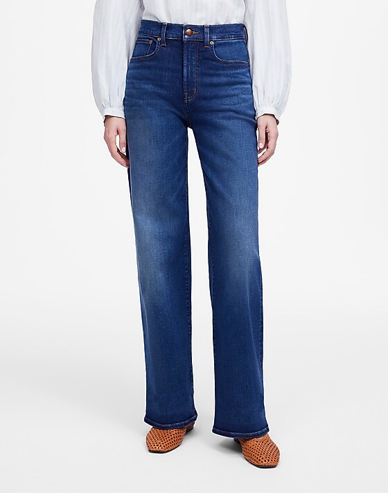 Madewell The Perfect Vintage Wide-Leg Jean Pipestone Wash