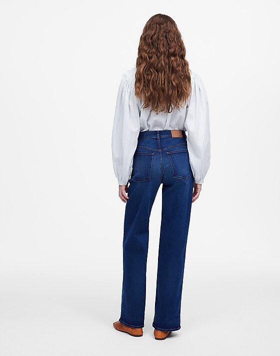 Madewell The Perfect Vintage Wide-Leg Jean Pipestone Wash